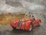 Mille Miglia, 80cm x 60cm, Acryl/Mischtechnik auf Leinwand
