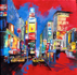 New York I, 50cm x 50cm, Acryl/Mischtechnik auf Leinwand